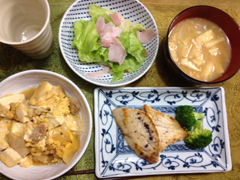 14.　カジキマグロのオリーブオイル焼き