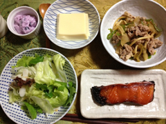 23.　サケの照り焼き