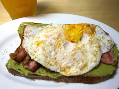 オープンサンド