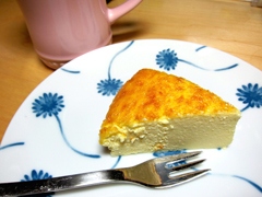 糖質カットベイクドチーズケーキ